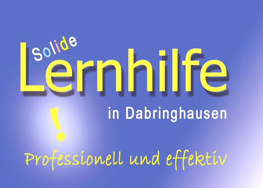 Bild 1 Lernhilfe in Dabringhausen Nachhilfe in Wermelskirchen