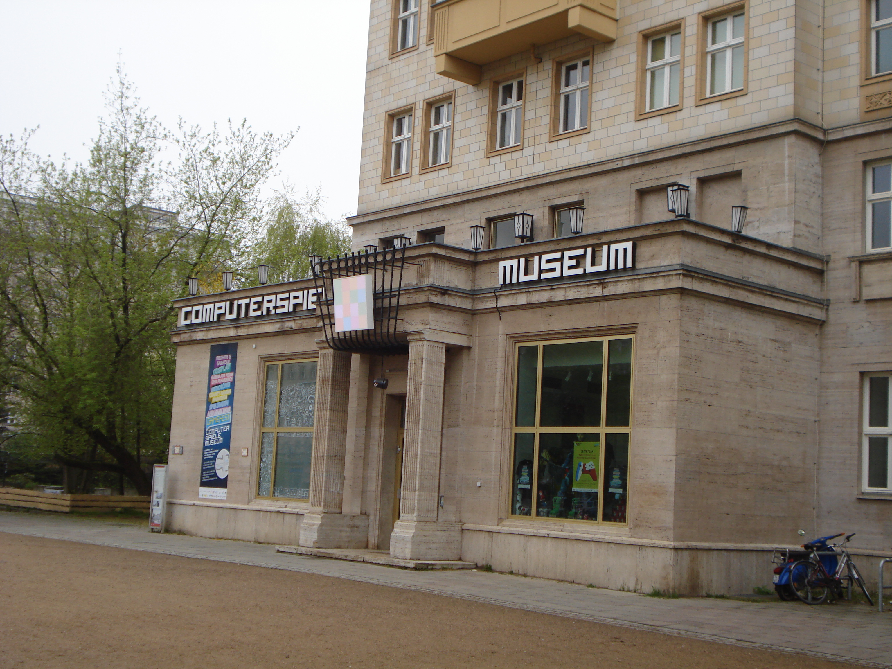 Eingang zum Comupterspiele Museum