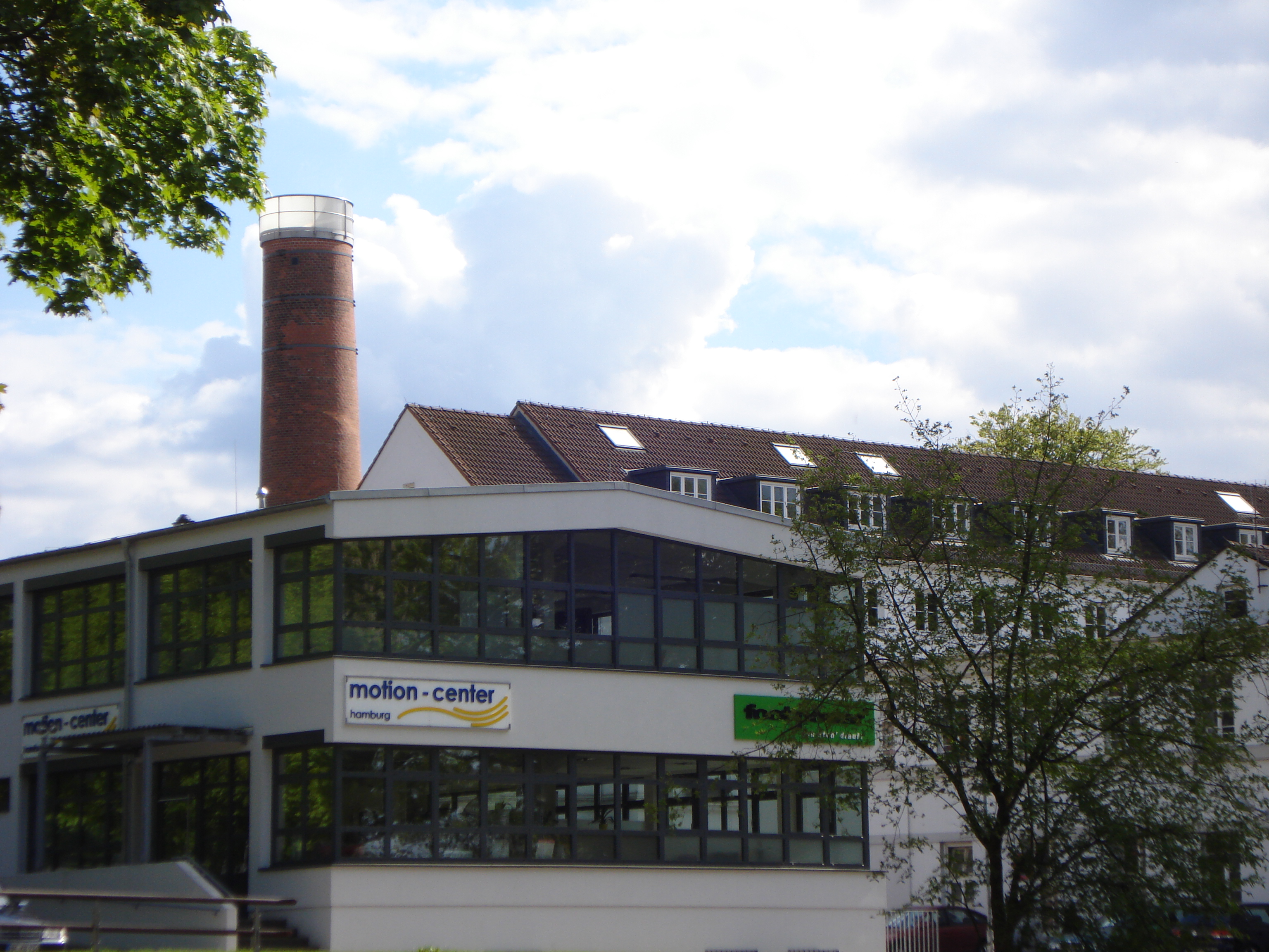 Blick vom Ev. Krankenhaus Alsterdorf auf das Motion Center