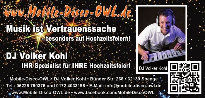Nutzerbilder Mobile Disco OWL Inh. Kohl, Volker Discjockey
