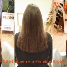 Das Ergebnis eine natürliche Haarverlängerung mit der Brasilianischen Technik der Verlängerung.
Ca. 60 Stähnen an Extensions natürlich eingearbeitet kein auftragen sichtbar.
Bilder sprechen für sich.
Kunde Zufrieden auch mit dünnen Haaren.

Bei Interesse oder dünnen Haaren oder Problemen mit Haarverlängerungen einfach anrufen oder noch besser Vorbeischauen Bei OTIMBA Hair Extensions

LG. Team OTIMBA / Eure Octavia