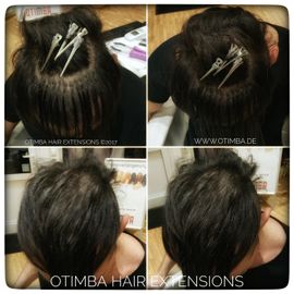  Pony #Verdichtung mit der Wärme Methode. Mit ganz feine #Extensions. Hand #gebondet. So kann Man(n) auch glücklich werden. 
