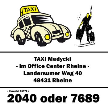 Logo von TAXI Medycki - www.taxirheine.de in Rheine