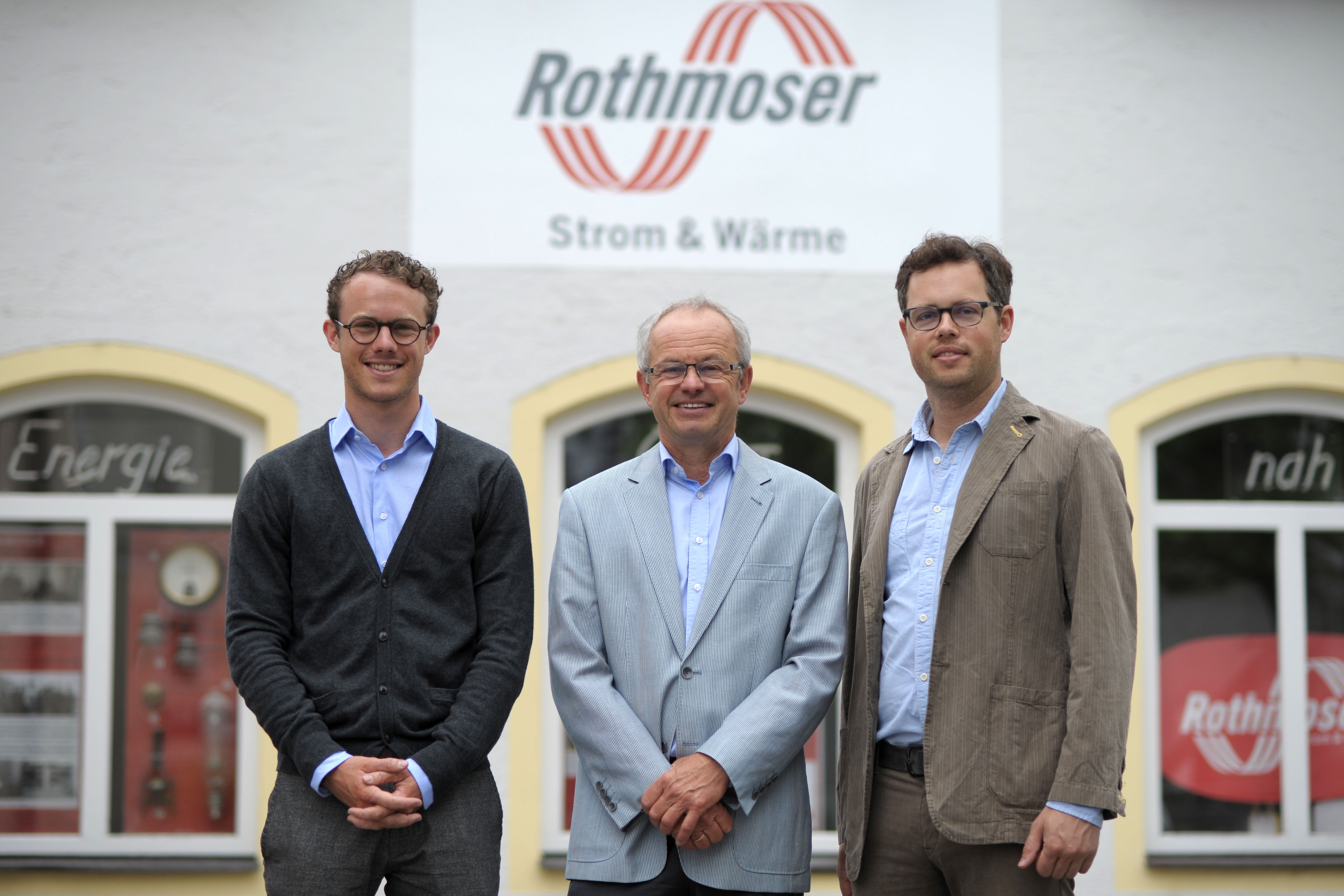 Die Rothmoser Geschäftsführung - Simon Rothmoser, Martin Rothmoser, Florian Rothmoser