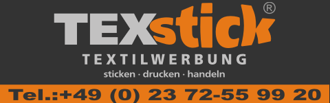 Stickerei & Textildruck TEXstick® TEXTILWERBUNG