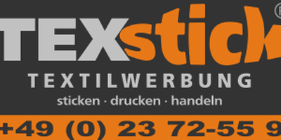 Stickerei & Textildruck TEXstick® TEXTILWERBUNG in Hemer