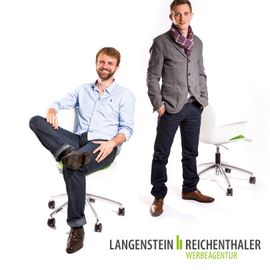 Die Geschäftsführer
Daniel Langenstein (links) und Tim Reichenthaler (rechts),
www.lr-werbeagentur.de