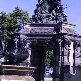 Grupello-Pyramide auf dem Paradeplatz in Mannheim