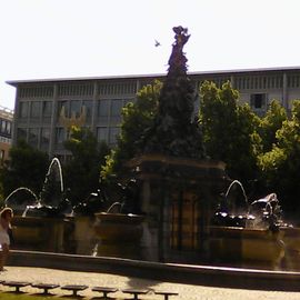 Grupello-Pyramide auf dem Paradeplatz in Mannheim