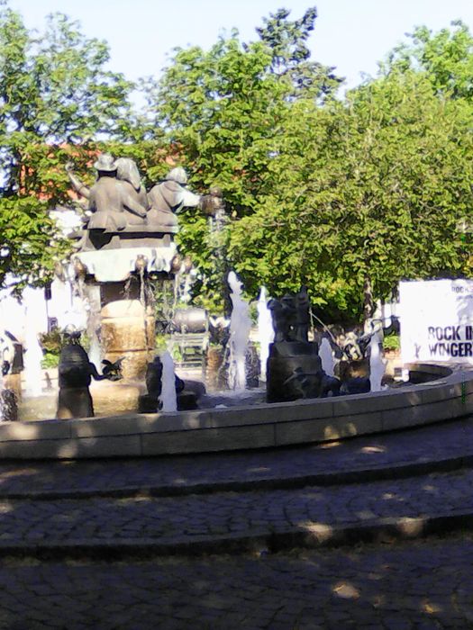 Wurstmarktbrunnen am Bahnhof