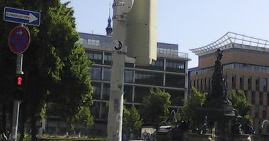 Grupello-Pyramide auf dem Paradeplatz in Mannheim