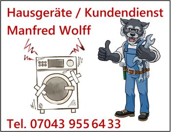 Logo von Hausgeräte / Kundendienst Manfred Wolff in Ölbronn-Dürrn