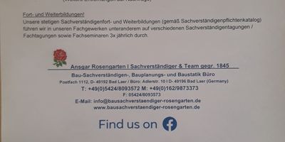 Ansgar Rosengarten - Bausachverständige, Architekten, Ingenieure, Prüfstatiker, Immobilienbewertung in Bad Laer