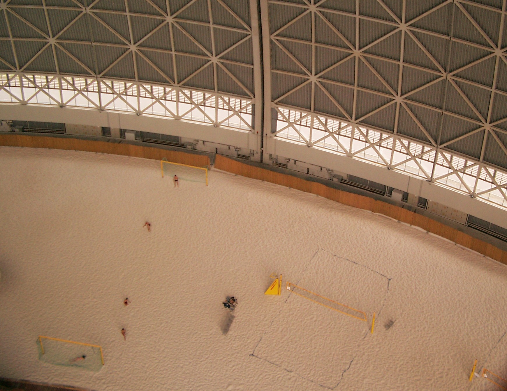 Beachsoccer und -volleyball-Fläche