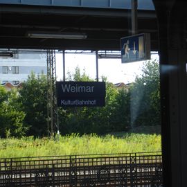 Einkaufsbahnhof Weimar Hauptbahnhof in Weimar in Thüringen