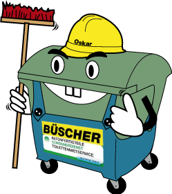 www.buescher-containerdienst.de

NEU: Die günstige Mülltonne