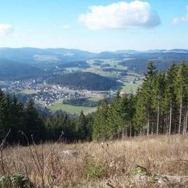 Blick vom Hochfirstturm über die Schwarzwaldberge in Richtung Norden