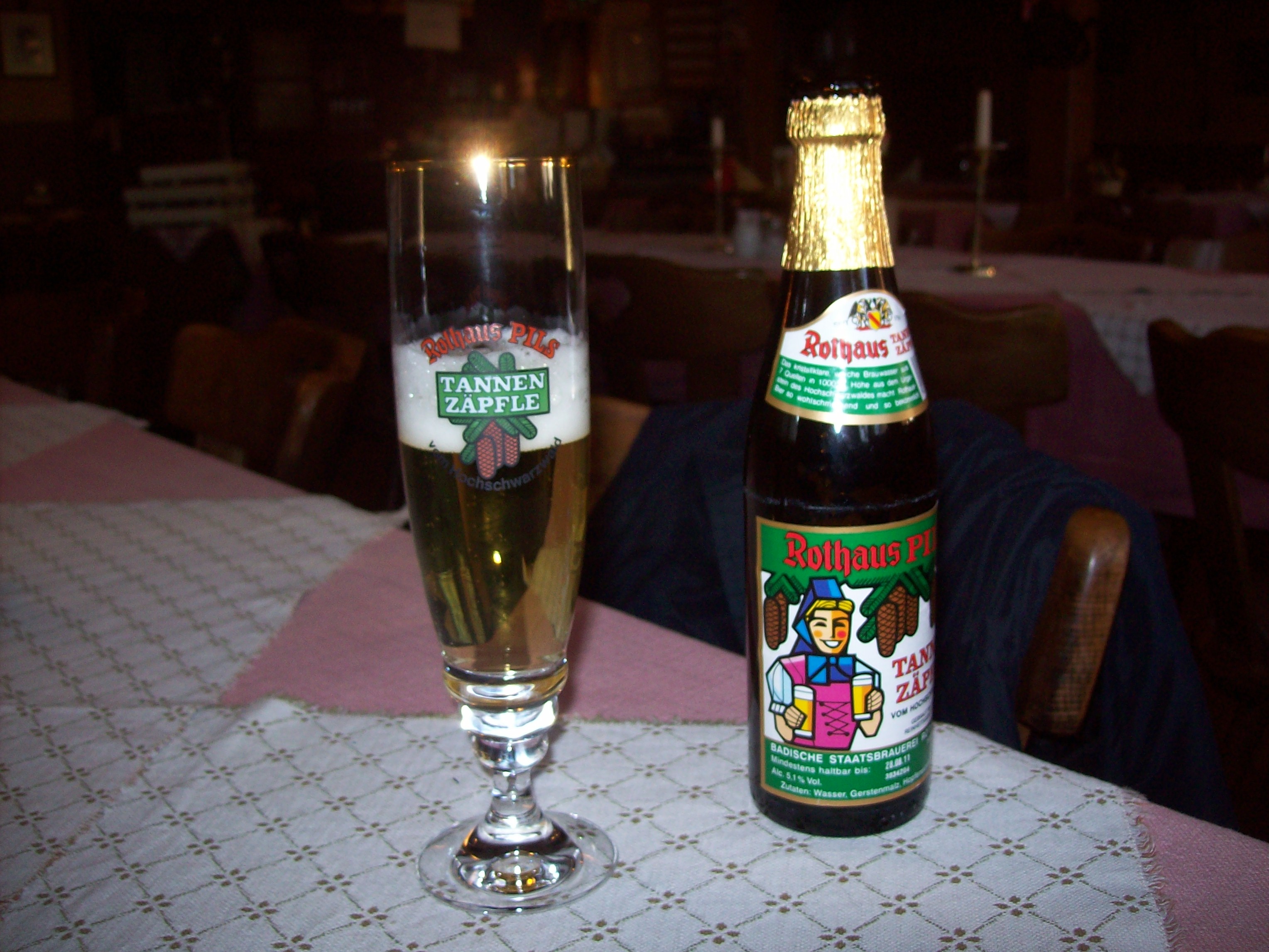 Staatl. Brauerei Rothaus - Ein Tannenzäpfle -