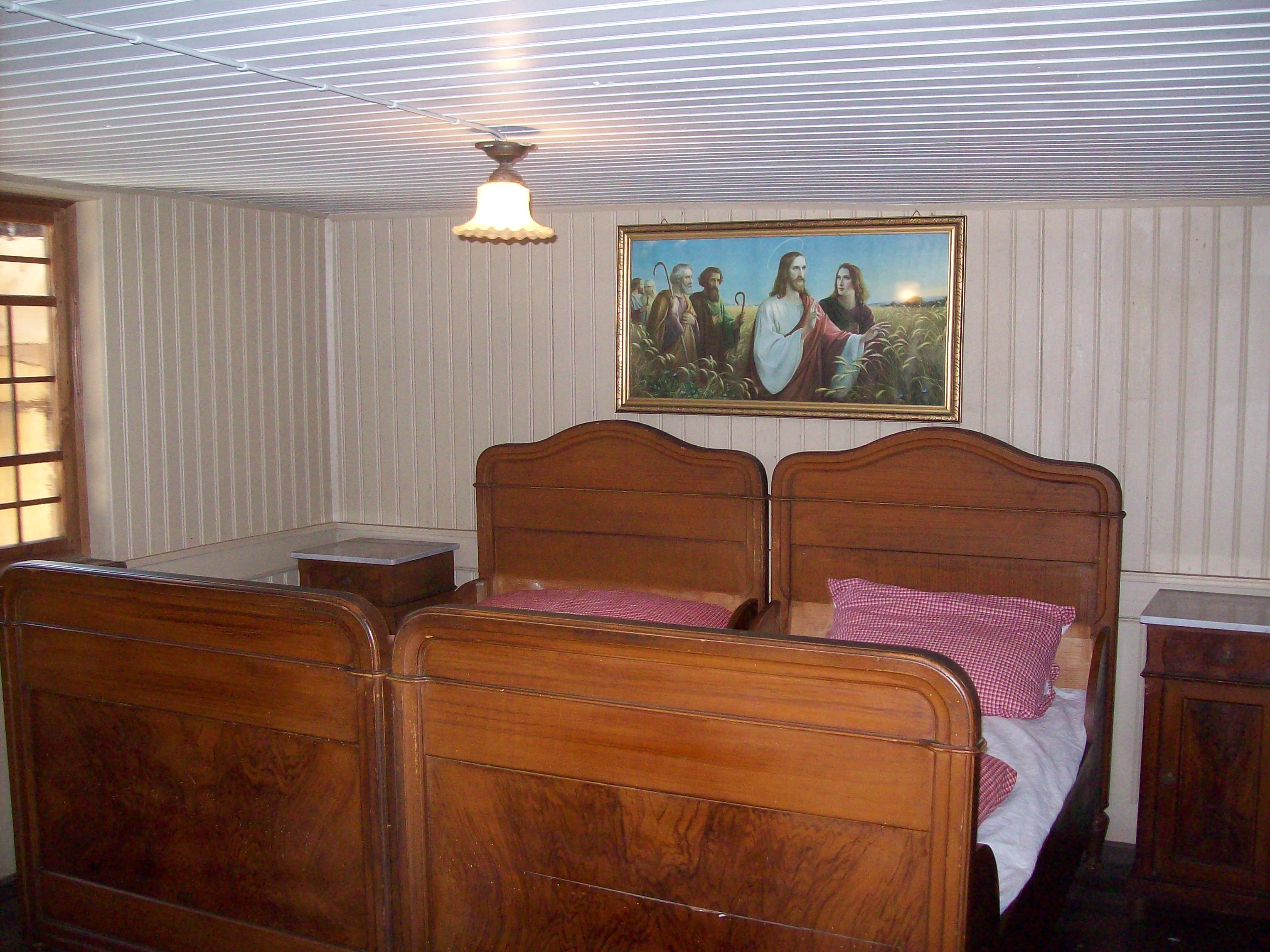 Schlafzimmer im Taglöhnerhaus