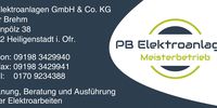 Nutzerfoto 2 PB Elektroanlagen GmbH & Co. KG Peter Brehm