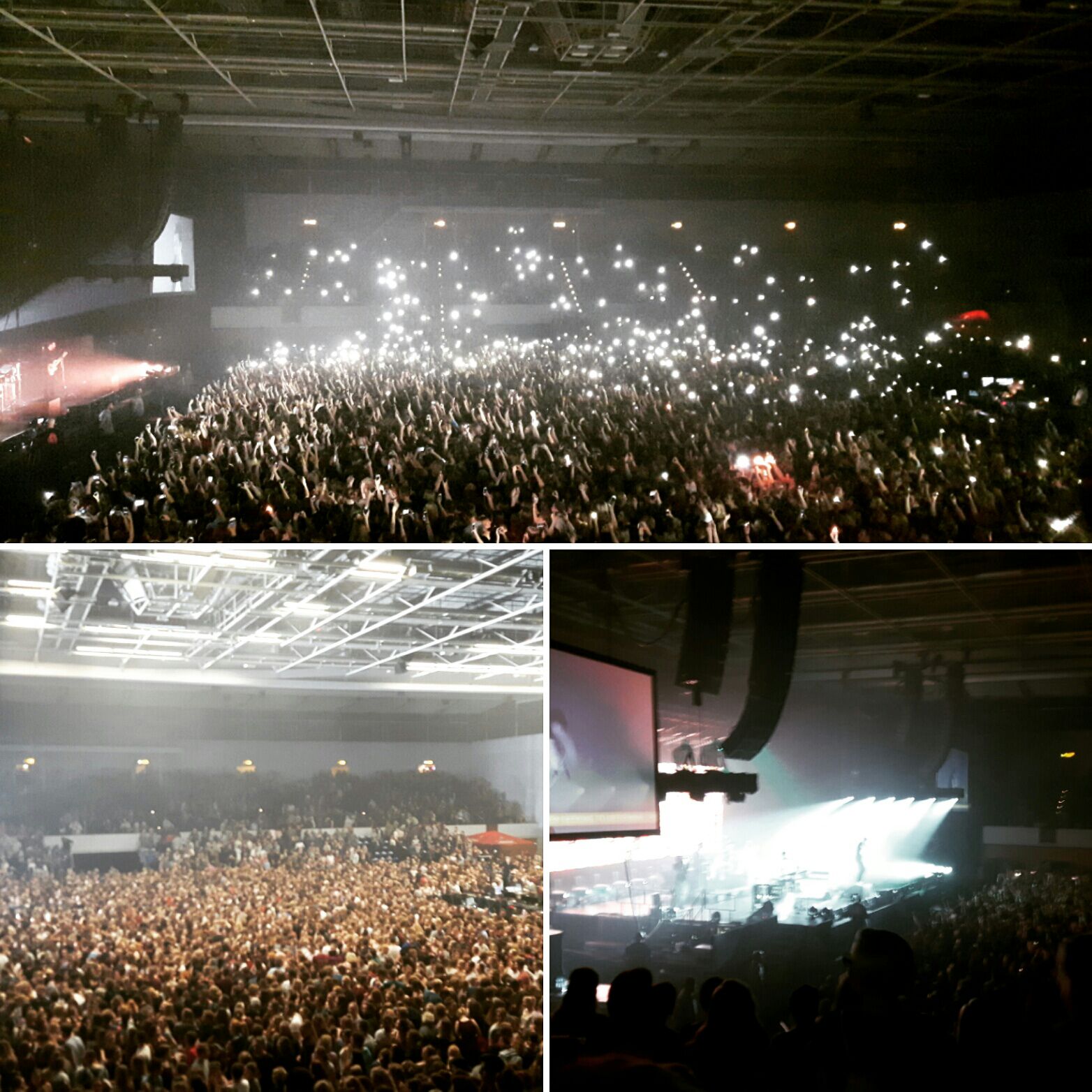 Ein Konzert in der Sporthalle Hamburg.