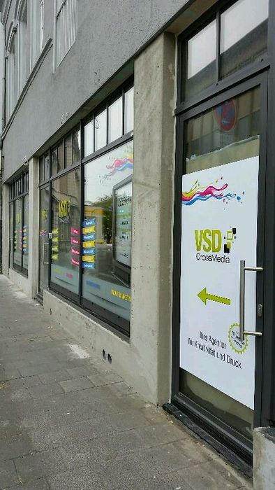 Schaufenster und Eingang VSD -Crossmedia