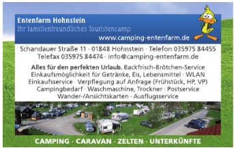 Nutzerbilder Campingplatz Entenfarm Hohnstein Campingplatz