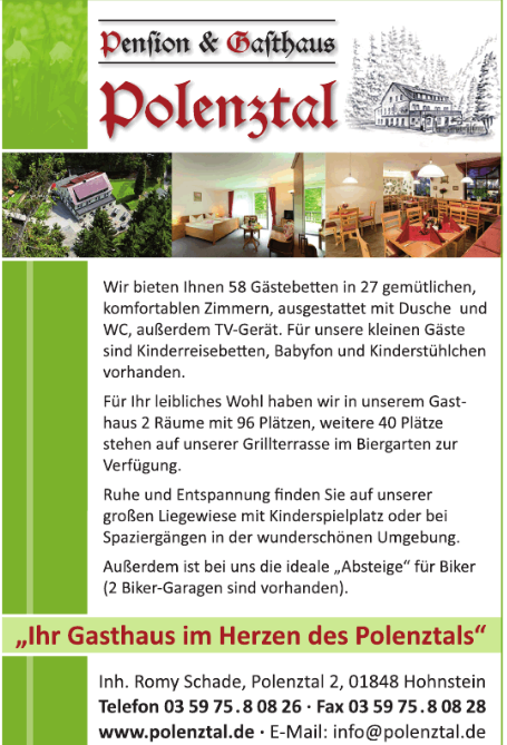 Gasthaus & Pension Polenztal