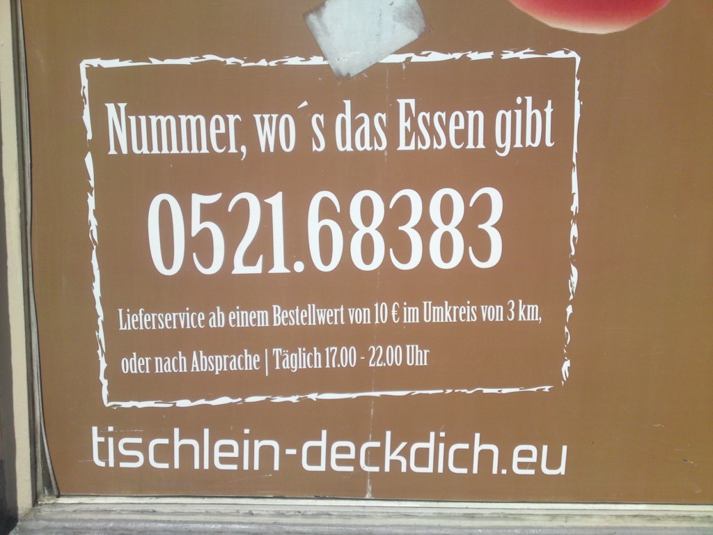 Bild 3 Tischlein Deck Dich Gyros-Pizza Service in Bielefeld