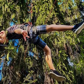 Flying Fox/ Mobile Seilbahn zu einem Team-Event/ Einschulung/ Kindergeburtstag? Machen wir - gerne und sicher!