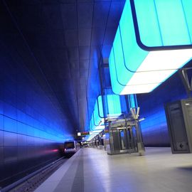 Haltestelle U4 - Hafencity Universität - Illumination