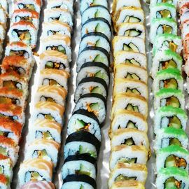 Sonntagsbuffet-Sushi