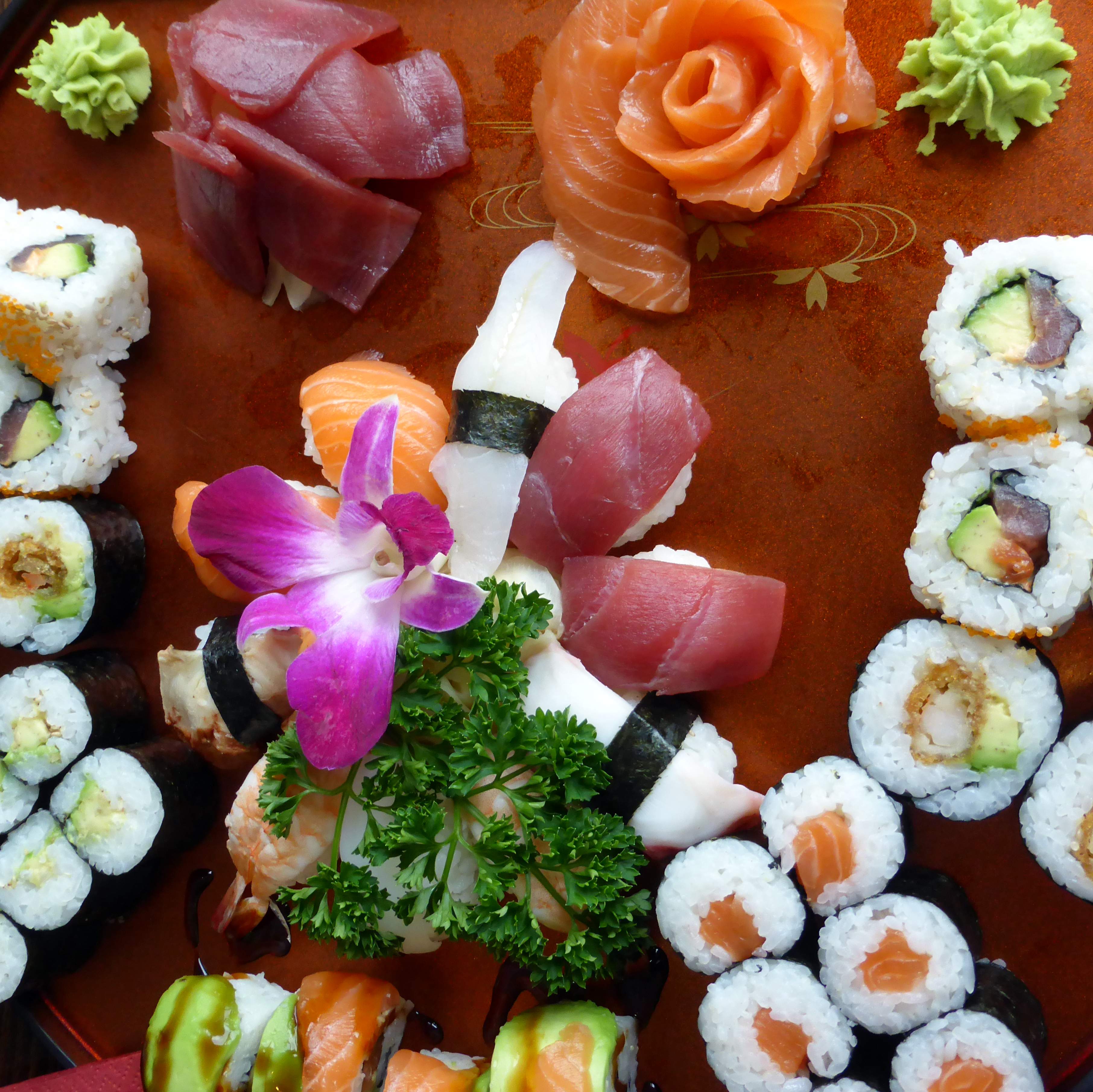 Gemischter Sushi-Teller