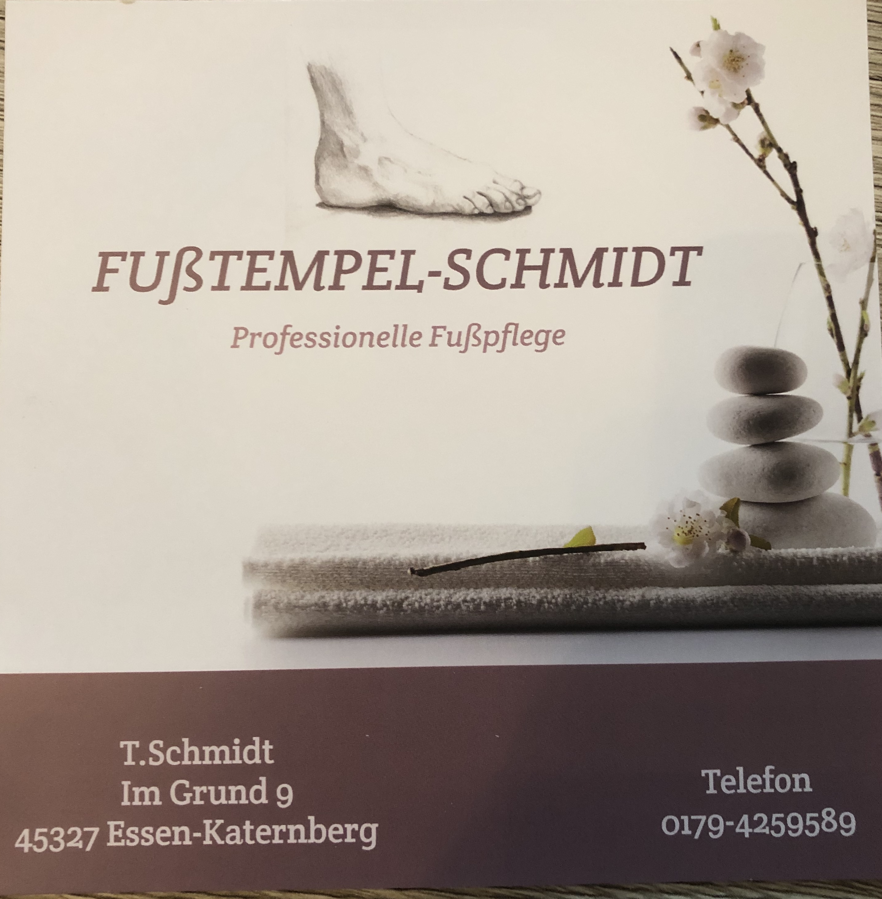 Bild 1 Fußtempel-Schmidt in Essen