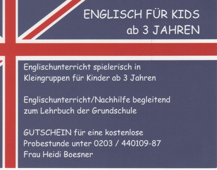 Englisch für Kids ab 3 Jahren