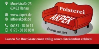 Akpek Polsterei GmbH in Hanau