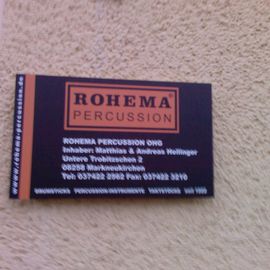 ROHEMA PERCUSSION OHG in Markneukirchen