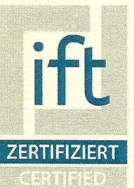 Wir sind IFT zertifiziert
