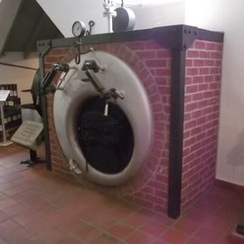 Im Brennereimuseum - Dampfkessel
