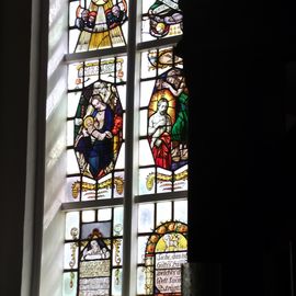 Glasfenster der Zionskirche in Worpswede