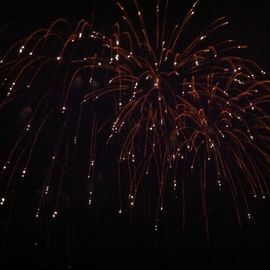 Bremer Freimarkt - 2011 - Höhenfeuerwerk vom Parkhaus Hollerallee aufgenommen