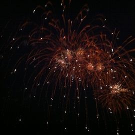 Bremer Freimarkt - 2011 - Höhenfeuerwerk vom Parkhaus Hollerallee aufgenommen