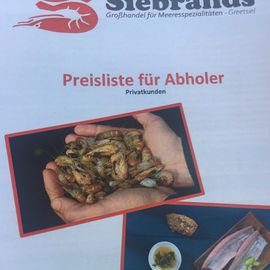 Siebrands Fischereibetrieb / Online Krabben und Fischversand fish4me.de in Krummhörn