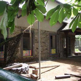 Blick zum Herrenhuter Kinderhaus