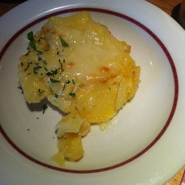 Kartoffelgratin zum Fisch