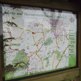Infoschild - Orts- und Heimatverein Bürstel - Immer