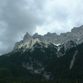 Blick zum Karwendel Massiv