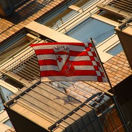 Die Flagge von Bremen Vegesack