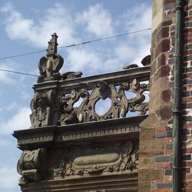 Balkon vom Rathaus von Bremen