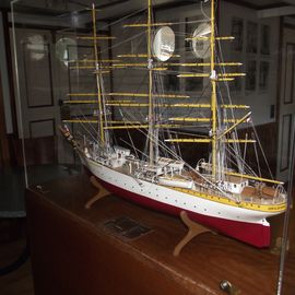 Schulschiff Deutschland - Im Museum das Modell vom Schulschiff